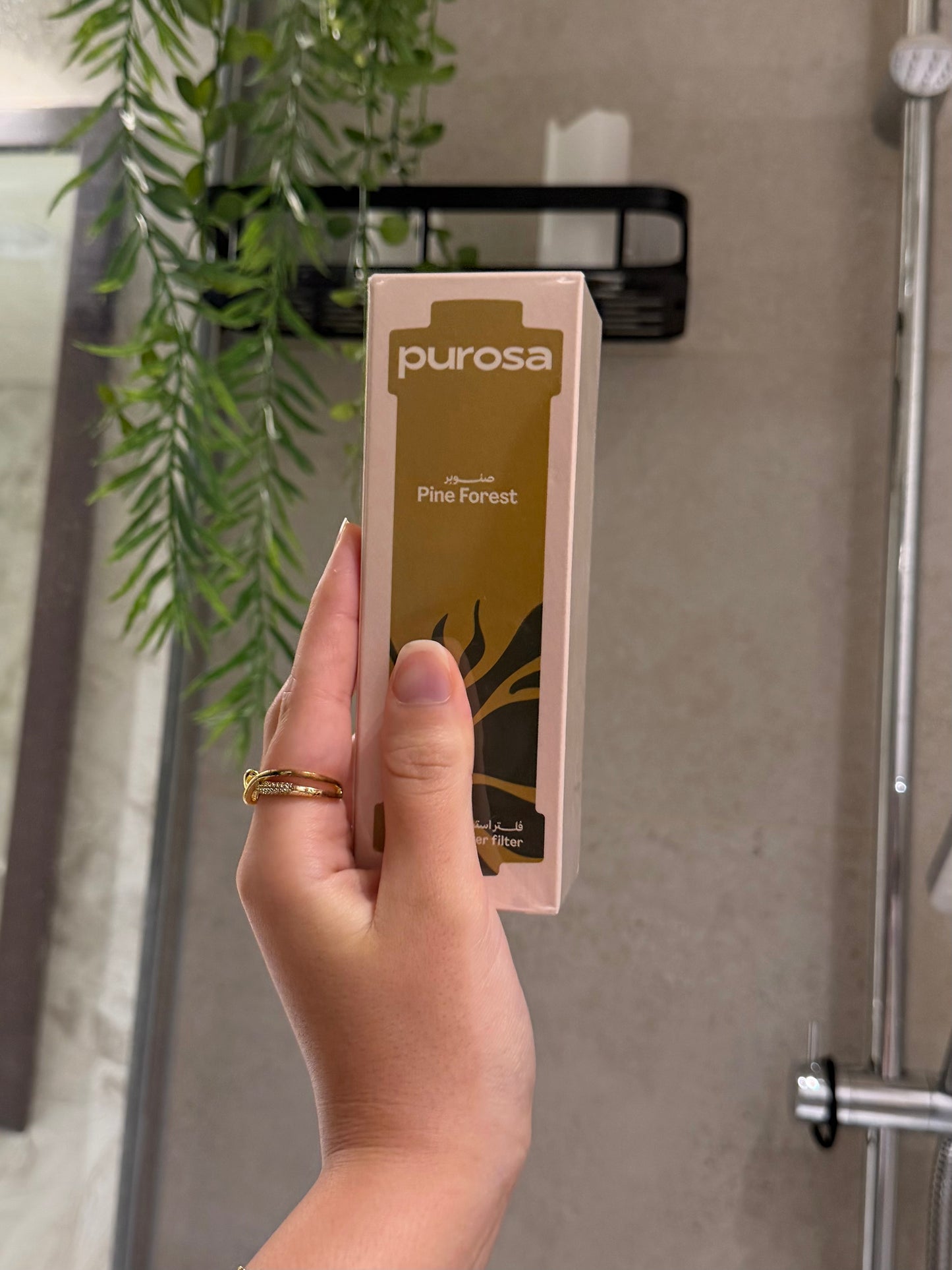 Purosa Scented Shower Filter for Softer Skin & Hair