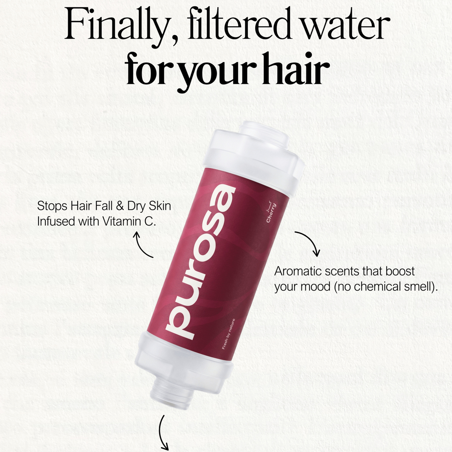 The Purosa™ Vitamin Infused Shower Filter - purosa