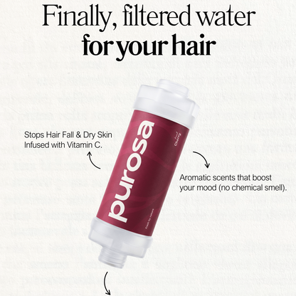 The Purosa™ Vitamin Infused Shower Filter - purosa